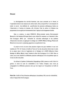 Quantification des nuisances et leurs impacts selon la MSFD