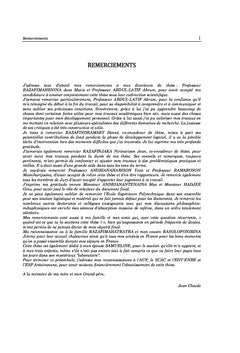 Optimisation de calcul et identification des paramètres