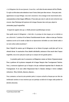 Le Bilinguisme loin de nous épanouir, il nous lèse