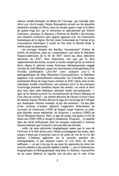 Littératures hispano-américaines de la fin du XIXs au début du XXIs