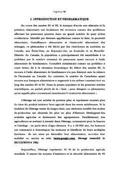 Contribution de la cuniculiculture sur la sécurité alimentaire