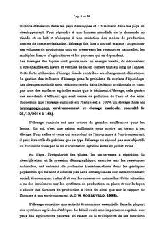 Contribution de la cuniculiculture sur la sécurité alimentaire