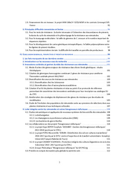 Innovations techniques et variétales pour la gestion des nématodes à galles