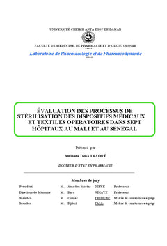 Évaluation des processus de stérilisation des dispositifs médicaux et textiles opératoires