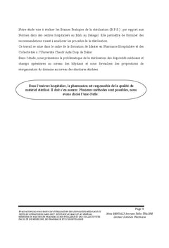 Évaluation des processus de stérilisation des dispositifs médicaux et textiles opératoires
