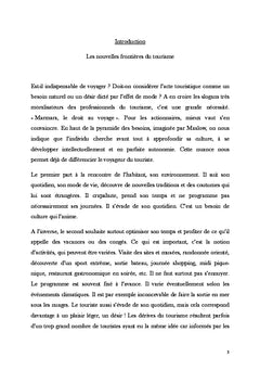 Comment les NTIC influencent-elles le tourisme français ?