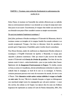 Comment les NTIC influencent-elles le tourisme français ?