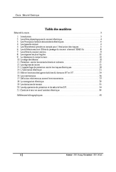 Sécurité électrique