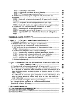 Etude du climat et de sa variabilité