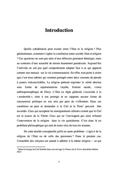 Etat et religion chez Thomas Hobbes