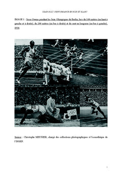 Usain Bolt, Performance en noir et blanc