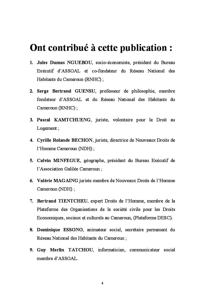 Logement social au Cameroun : 50 ans de crise