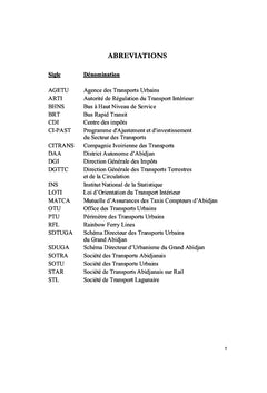Histoire des transports abidjanais de 1960 à 2016