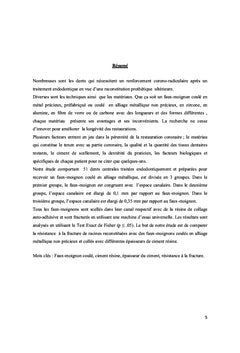 Tenon métallique et ciment résine : quel avantage ?