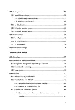 Etude de la formation des hydrates et leur inhibition à HMD