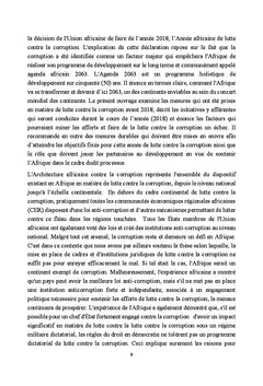 L'Union africaine et la lutte contre la corruption
