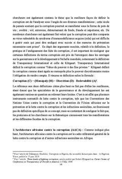 L'Union africaine et la lutte contre la corruption