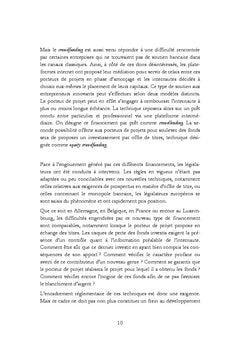 Le crowdfunding ou financement participatif : etat des lieux en europe