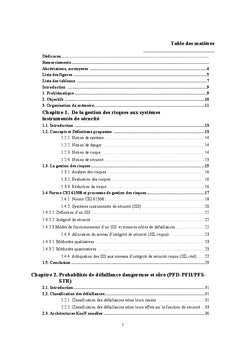 Evaluation et optimisation des performances des systemes instrumentes