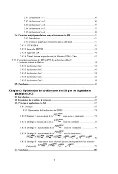 Evaluation et optimisation des performances des systemes instrumentes