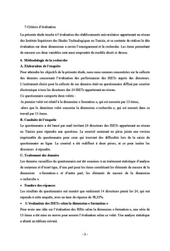 Enseignement, stage et evaluation A l'universite