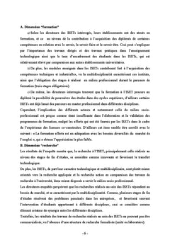 Enseignement, stage et evaluation A l'universite