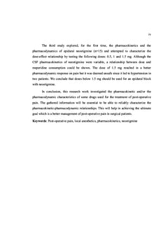Etudes pharmacocinetiques exploratoires des anesthesiques locaux