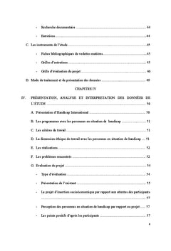 Handicap et Insertion Socioeconomique