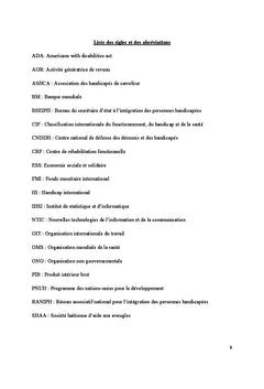 Handicap et Insertion Socioeconomique
