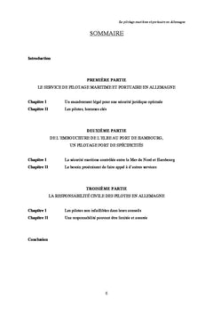Le pilotage maritime et portuaire en Allemagne