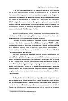 Le pilotage maritime et portuaire en Allemagne