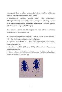 Comportement des Eucalyptus aux attaques de Phoracantha semipunctata