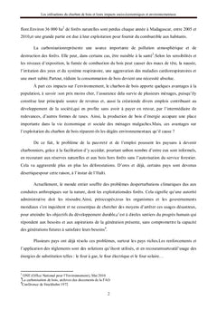 L'Utilisation du charbon de bois