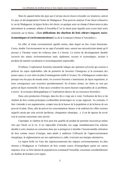 L'Utilisation du charbon de bois