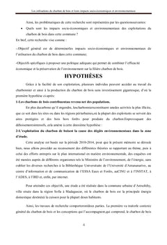 L'Utilisation du charbon de bois