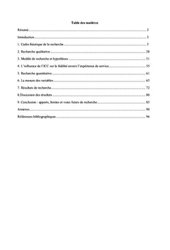 Interaction client/client (ICC) dans une experience hOteliere