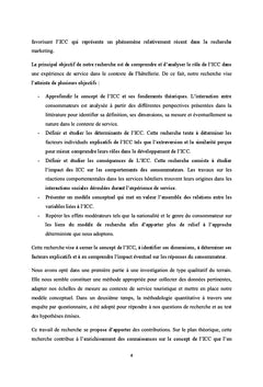 Interaction client/client (ICC) dans une experience hOteliere