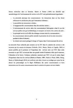Interaction client/client (ICC) dans une experience hOteliere