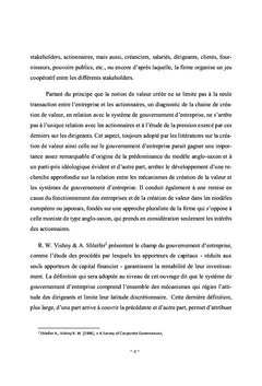 Creation et partage de la valeur partenariale