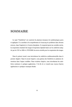 Les Ondelettes