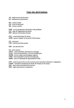 Les conséquences psychiques de l'incarcération