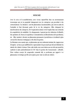 Rôle de la CSC dans la gestion des licenciements collectifs