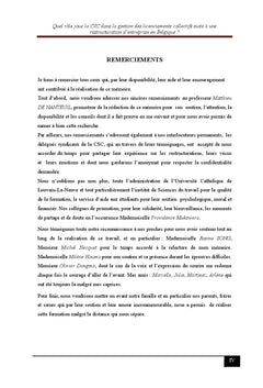 Rôle de la CSC dans la gestion des licenciements collectifs