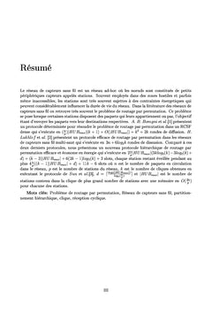 Un protocole Hiérarchique de routage par permutation dans les RCSFs