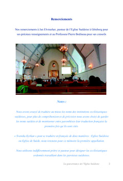 La Gouvernance de l'Eglise Suédoise