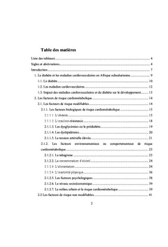 Evaluation du risque cardiometabolique