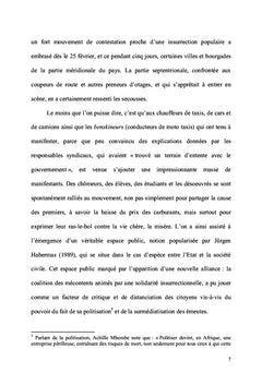 Les émeutes de février 2008 au Cameroun, revisitées