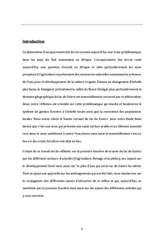 Conflits et gestion d'aménagement du domaine de lac de Guiers