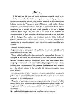 Itineraire technique et role des legumineuses A Haddej-Bouhedma