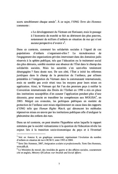 Travail social, etat et societe civile dans le Vietnam contemporain